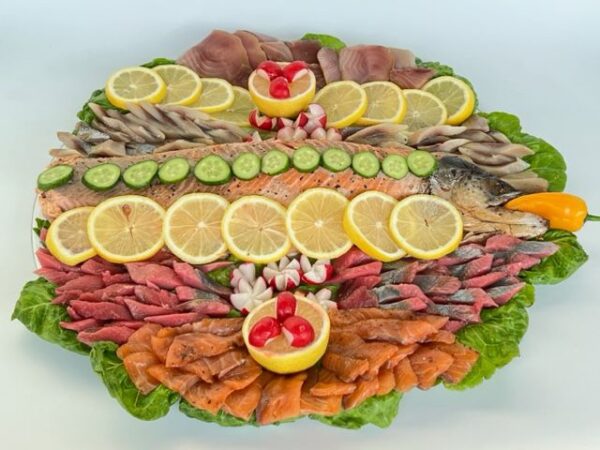 Whole Smoked Salmon Tray Designed
