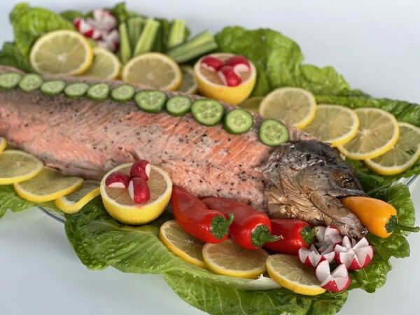 Whole Smoked Salmon Tray Designed
