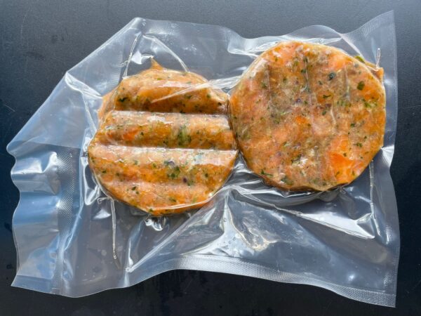 2 Salmon Burger 260gr - Image 3