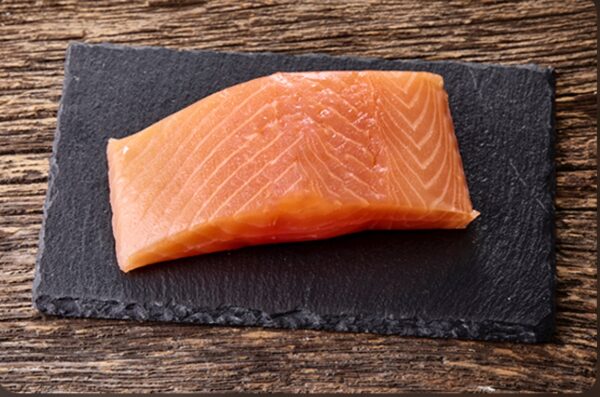 A piece of smoked salmon for 200 grams